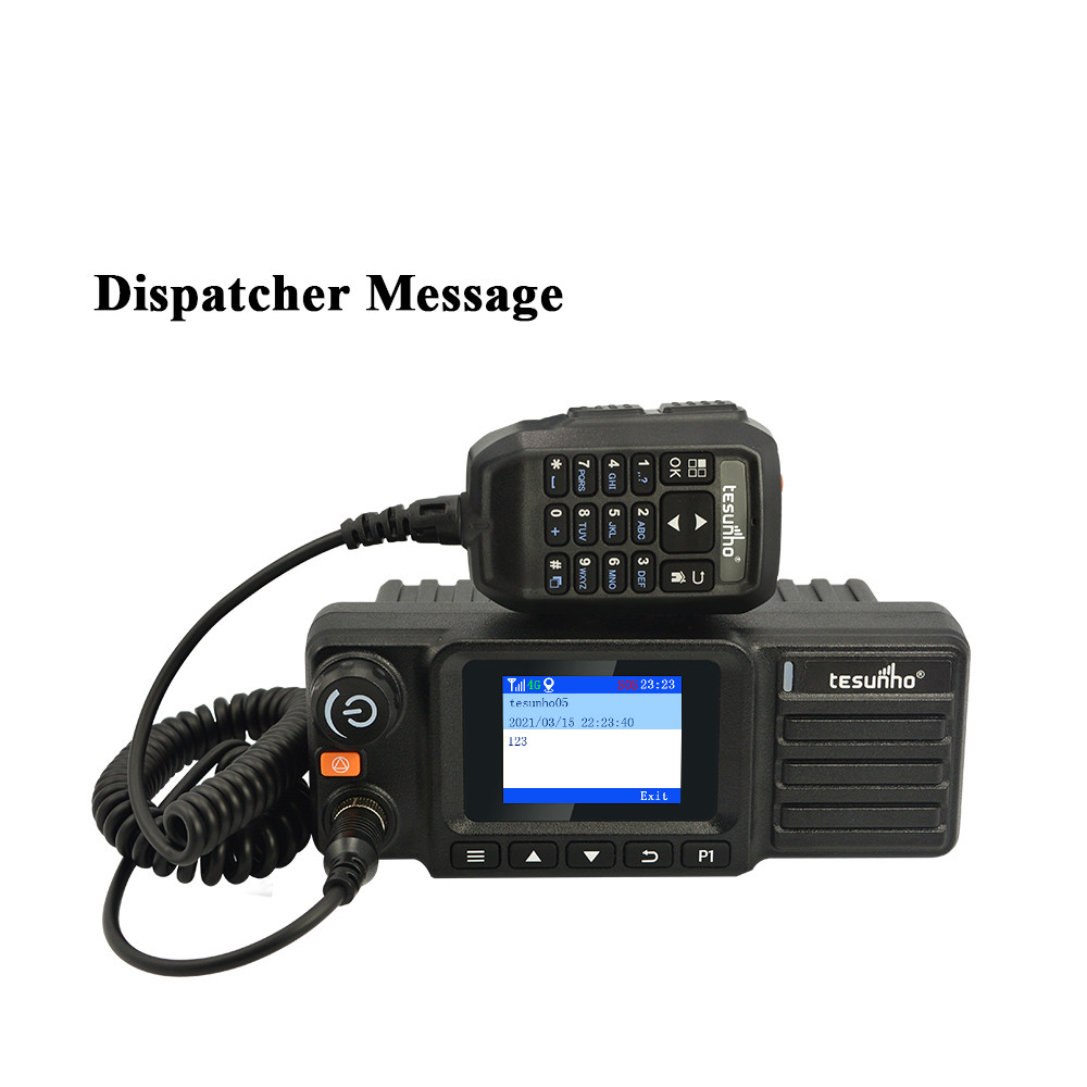 4G PTT UHF Mobile Radio 20KM Long Range TM-990D